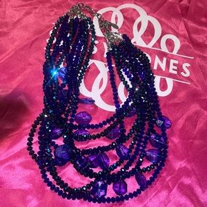 Sassy Jones Vintage Blue Malia Necklace